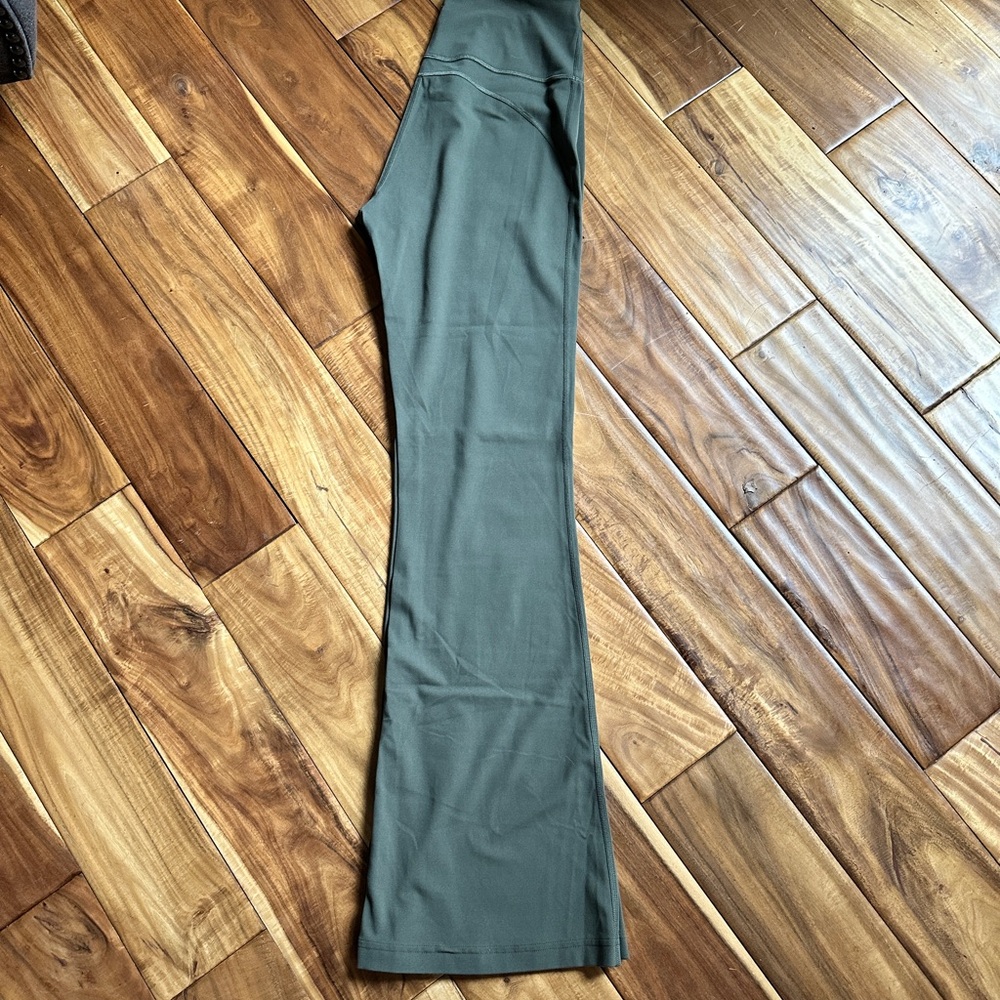 Lululemon Green Flare Align Leggings